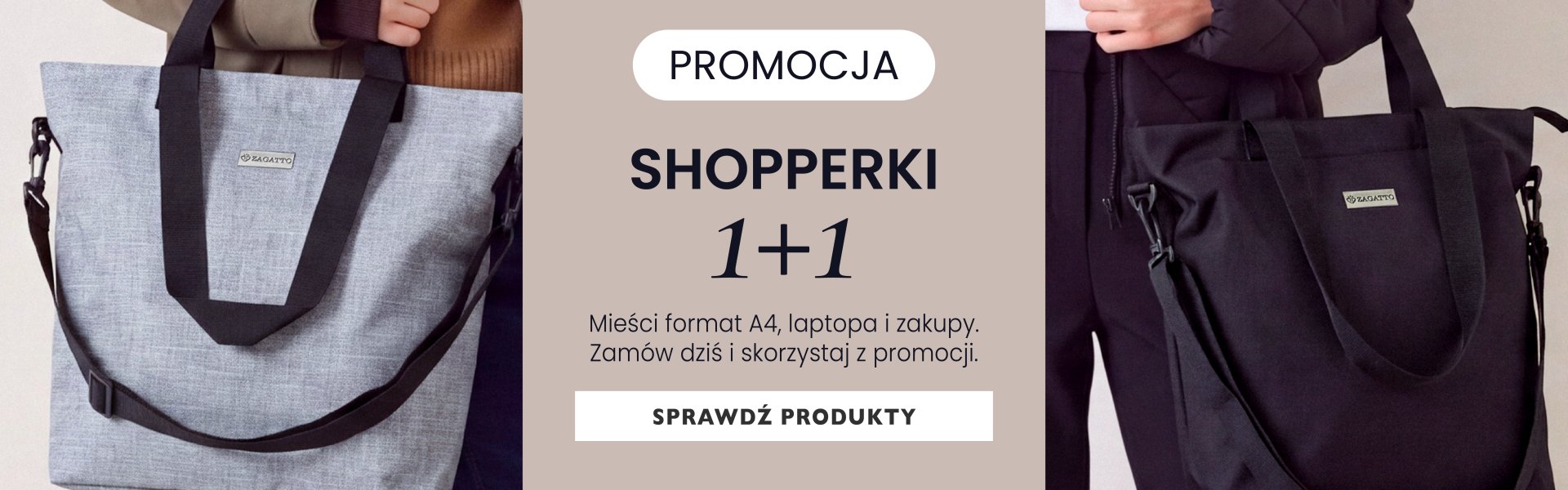 Shopperki 1+1 – druga za 1 grosz Shopperki 1+1 – druga za 1 grosz