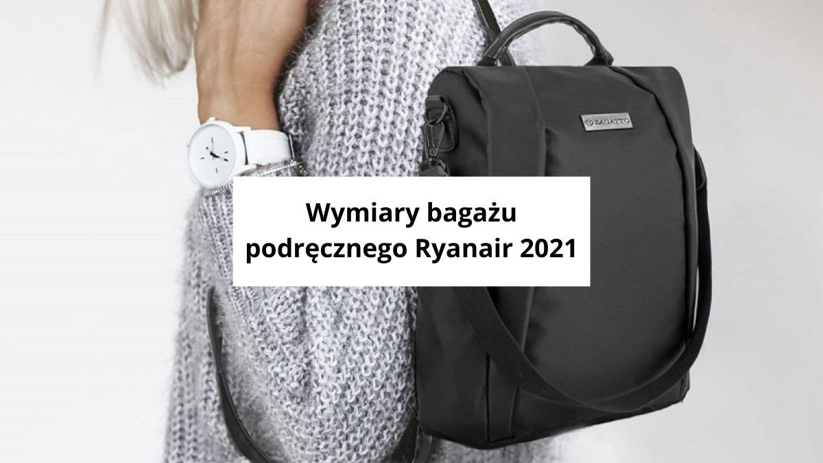 Wymiary bagażu podręcznego Ryanair 2023