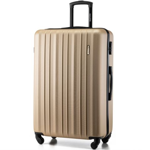 d*3様 117Wollensak Perflex Velostigmat50m Duża walizka na kółkach, 76x50x29, szampański, ZG509 A Champagne