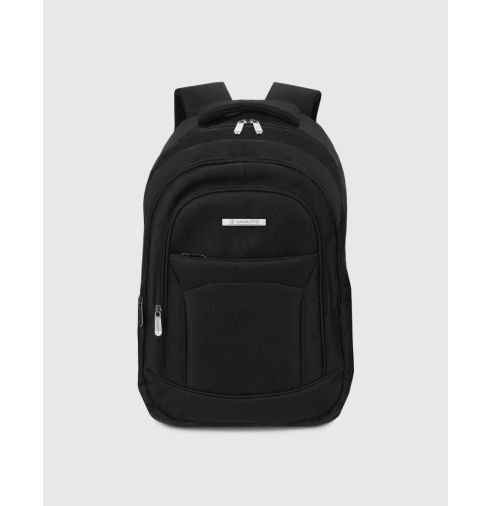 Czarny plecak z oddychającymi plecami i szelkami ZG700