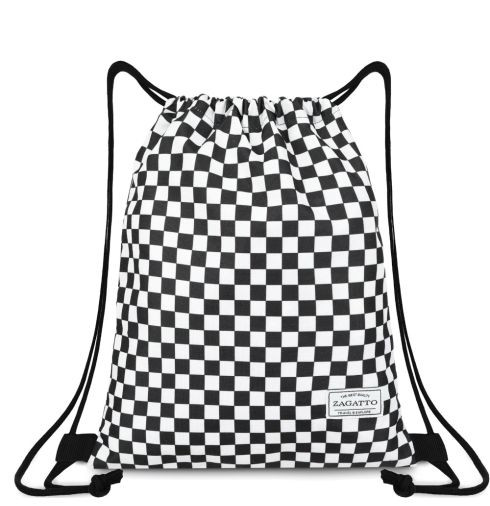 Worek-plecak w szachownicę ZG709