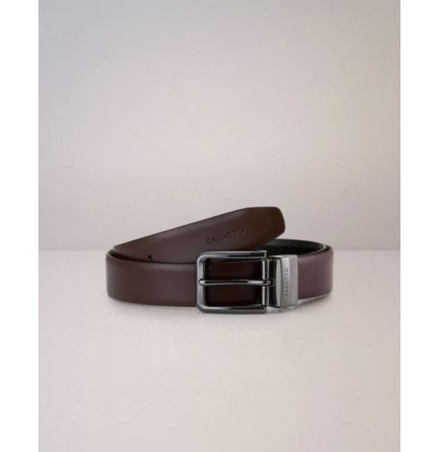 Pasek skórzany męski dwustronny ZG1052