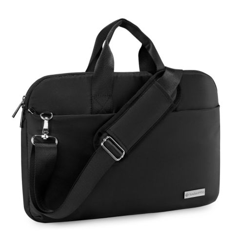 Czarna torba na laptopa 15,6" z uchwytem na walizkę Vega