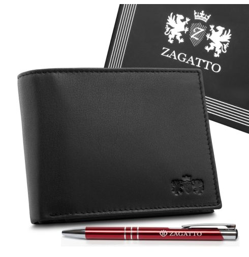 Portfel skórzany męski poziomy Zagatto ZG-N992-F2