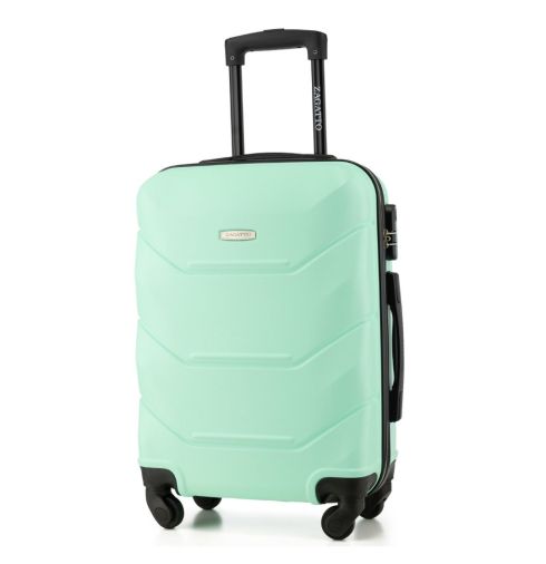 Walizka kabinowa na kółkach 55x40x20, jasnozielona, ZG504 C L.Green