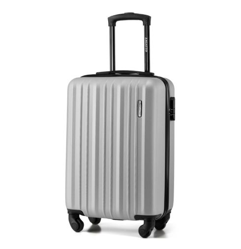 Kabinowa walizka 56x36x20 srebrna Burj Khalifa