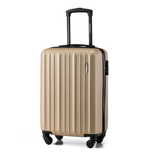 Walizka kabinowa na kółkach 56x36x20, szampański, ZG509 C Champagne