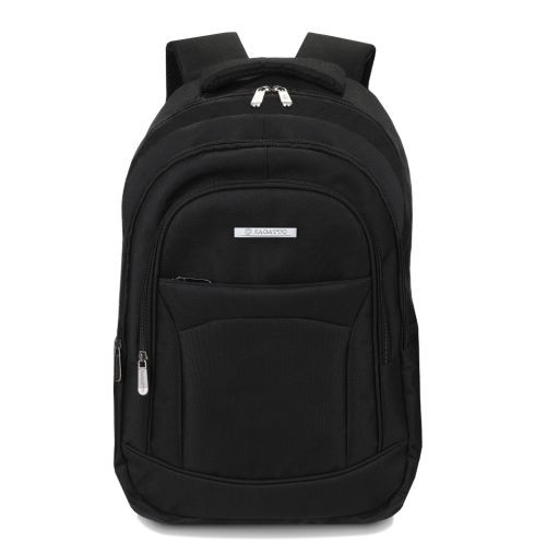 Czarny plecak z oddychającymi plecami i szelkami ZG700