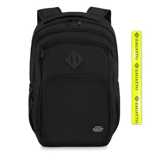 Czarny plecak z miejscem na laptopa Zagatto ZG795