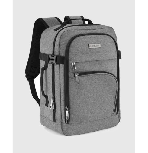 Plecak podróżny 40x25x20 do samolotu szary Praga