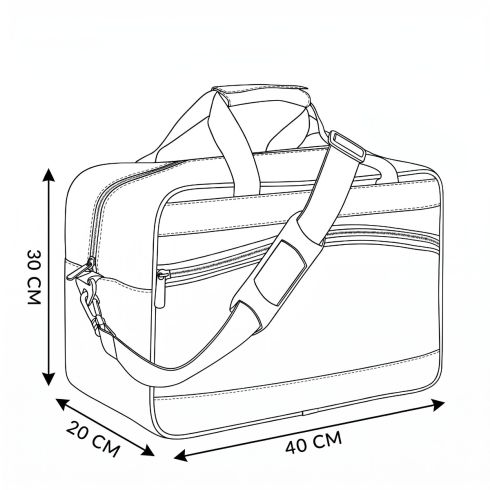 Torba podróżna 40x30x20 bagaż podręczny