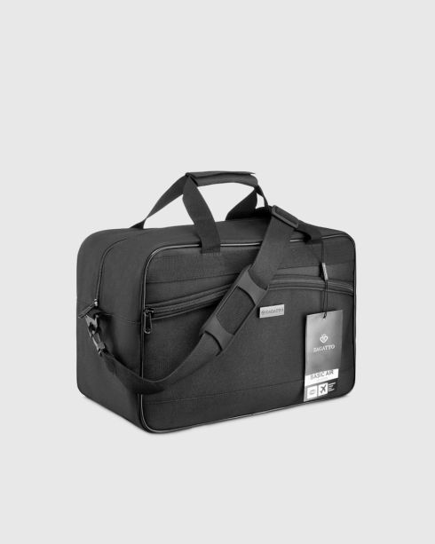 Podręczna torba podróżna czarna 40x25x20