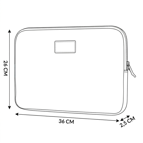 Etui na laptopa 13,3" w kolorowe liście