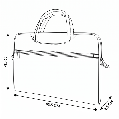 Damska torba na laptopa w kwiaty 15,6" z kieszeniami