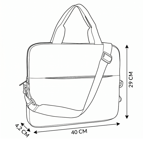 Torba na laptopa damska "Nairobi" 15,6" w liście i kwiaty