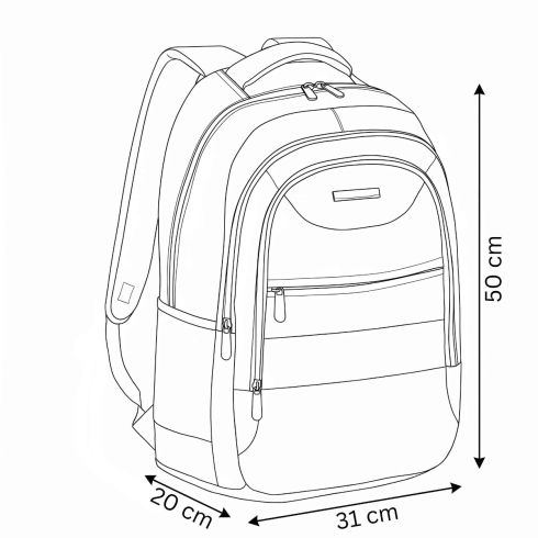 Plecak z miejscem na laptopa 31L ZG773