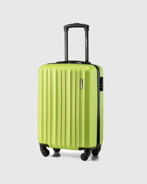 Limonkowa walizka bagaż podręczny 56x36x20, ABS, Zagatto – zdjęcie 2
