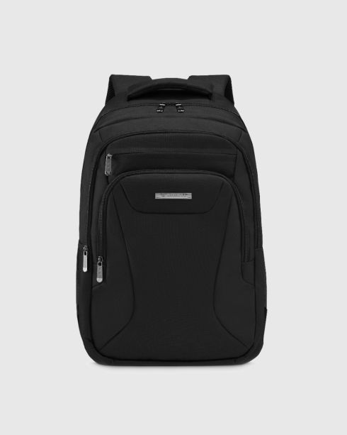 Czarny plecak z miejscem na laptopa 29L, poliester i nylon, Zagatto – zdjęcie 2