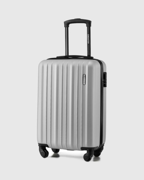 Srebrna kabinowa walizka 56x36x20, ABS, Zagatto – zdjęcie 2