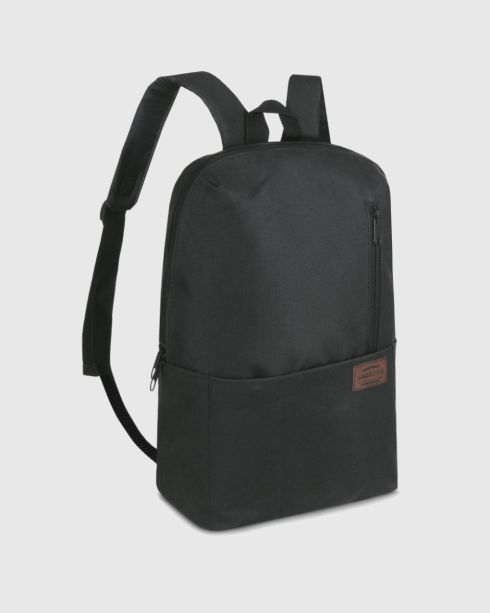 Czarny kompaktowy plecak ZG690, poliester i nylon, Zagatto