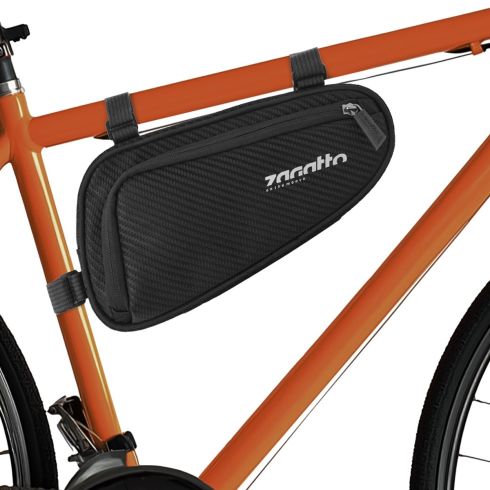 Sakwa rowerowa na ramę czarna