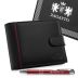 Portfel męski skórzany, poziomy, zapinany na zatrzask ZG-N992L-F16 RFID Secure