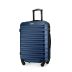 Średnia walizka na kółkach, 65x42x26, granatowa, ZG501 ABS B D.Blue