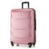 Duża walizka na kółkach, 75x48x29, jasnoróżowa, ZG504 A Ball Pink