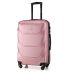 Średnia walizka na kółkach, 65x45x26, jasnoróżowa, ZG504 B Ball Pink