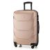 Średnia walizka na kółkach, 65x45x26, różowo-złota, ZG504 B Rose Gold