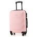 Walizka kabinowa na kółkach 55x40x20, jasnoróżowa, ZG504 C L.Pink