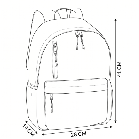 Plecak z miejscem na laptopa 16" ZG1006