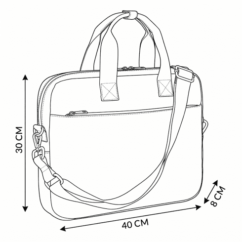Torba na laptopa damska 15,6" na ramię różowa