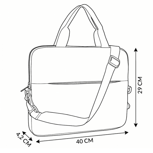 Torba na laptopa damska "Nairobi" 15,6" w liście i kwiaty