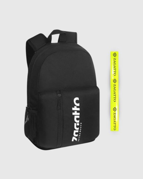 Czarny sportowy plecak "On the Move", poliester i nylon, Zagatto