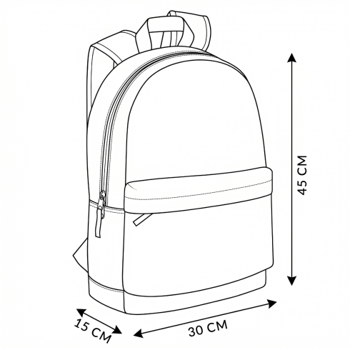 Plecak we wzór szachownicy 20L ZG766