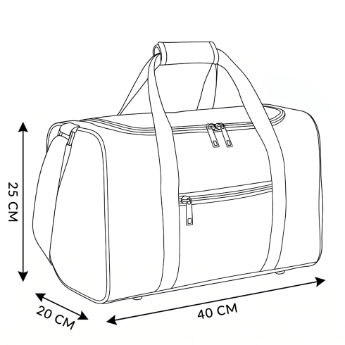 Torba podróżna męska Ryanair 40x20x25 granatowa