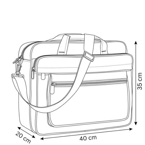 Torba miejska na ramię z miejscem na laptopa ZG808