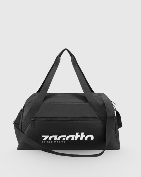 Czarna sportowa torba treningowa na ramię, Cordura, Zagatto