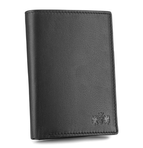 Portfel męski skórzany pionowy ZG-N4-F2 RFID Secure - miniatura
