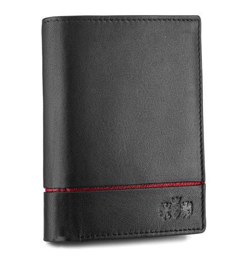 Portfel męski skórzany pionowy ZG-N4-F5 RFID Secure