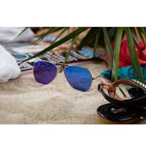 Okulary CO209 BLUE-BLACK