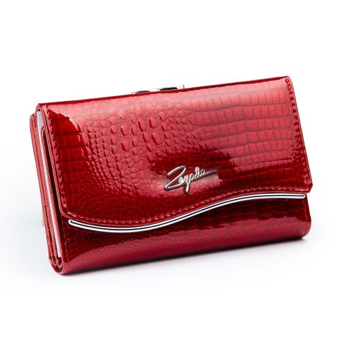 Portfel damski na bigiel Zagatto ZG-5261-SC RED