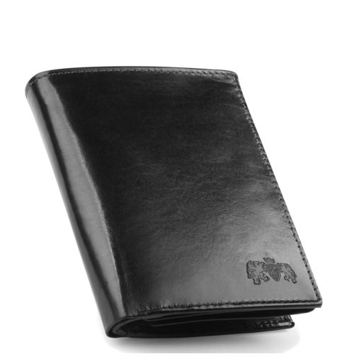 Portfel męski skórzany pionowy ZG-001-BAR-2 RFID Secure - miniatura