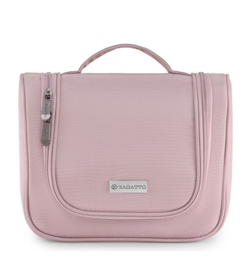 Pudrowa kosmetyczka z haczykiem ZG1018