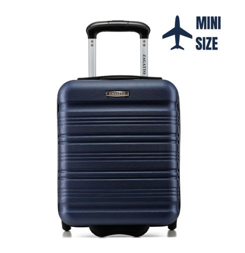 Walizka kabinowa na kółkach 40x30x20, granatowa, ZG508 ABS MINI Blue
