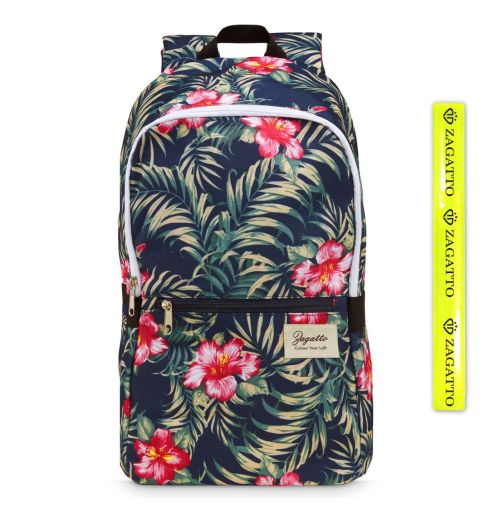 Plecak damski w liście i kwiaty "Nairobi" ZG695