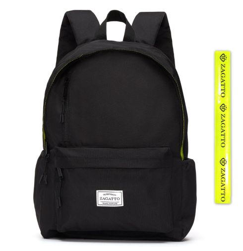 Plecak miejski z limonkowym wnętrzem ZG812