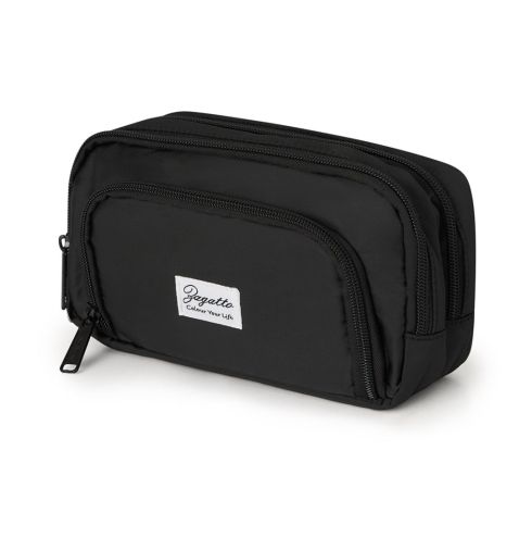 Piórnik trzykomorowy ZG971 czarny