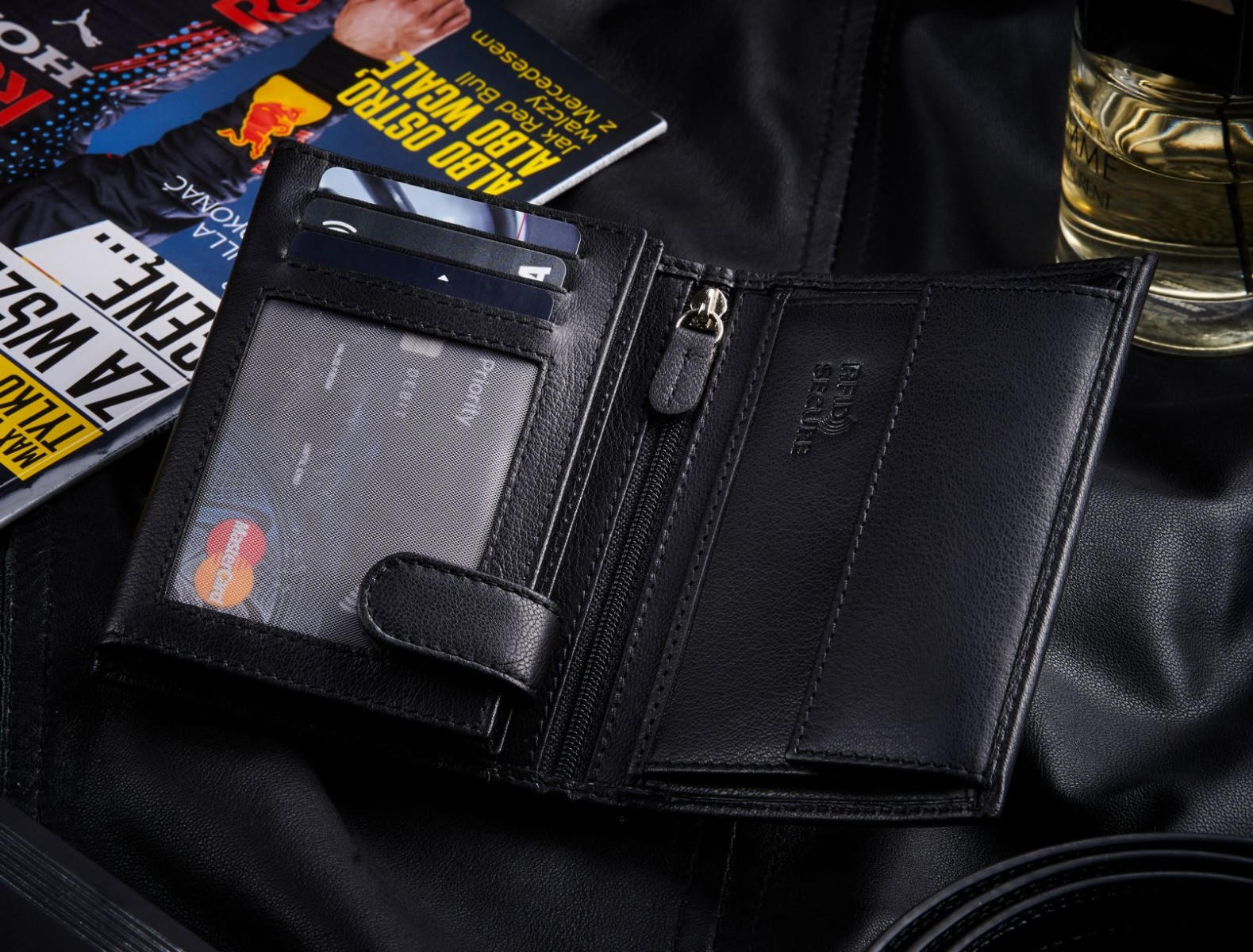 Wnętrze portfela ZG-N4 RFID SECURE
